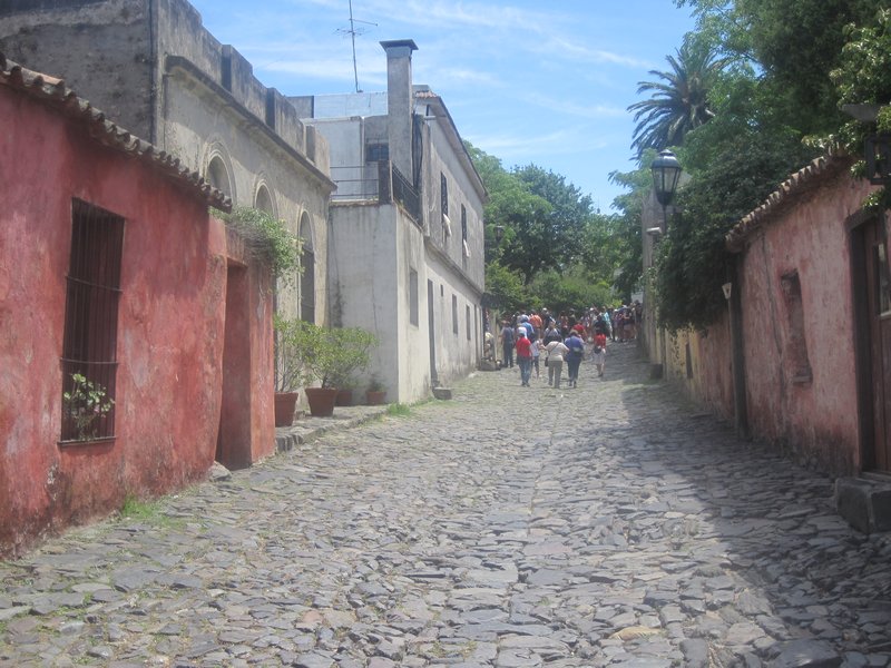 cobbled streets