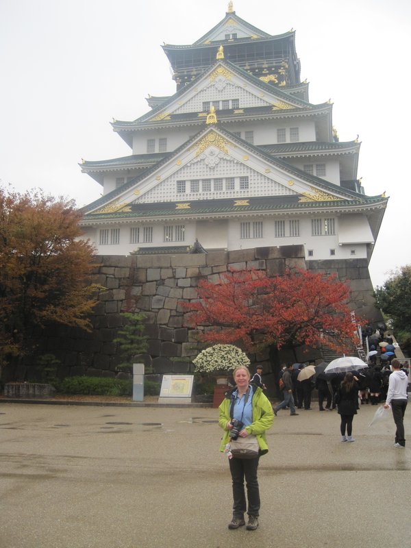 Outside Osaka Castle