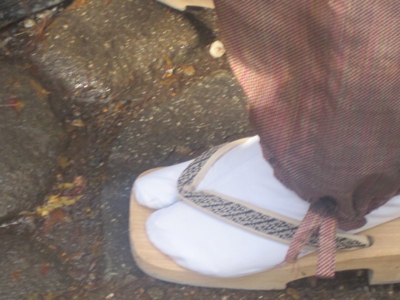 Weird Camel toe socks the Japanese wear with there sandals