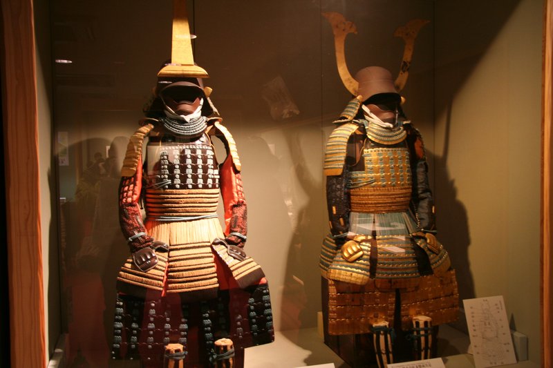 Samuri suits in museum