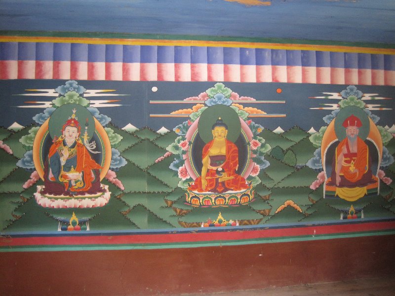 Paintings in the temple
