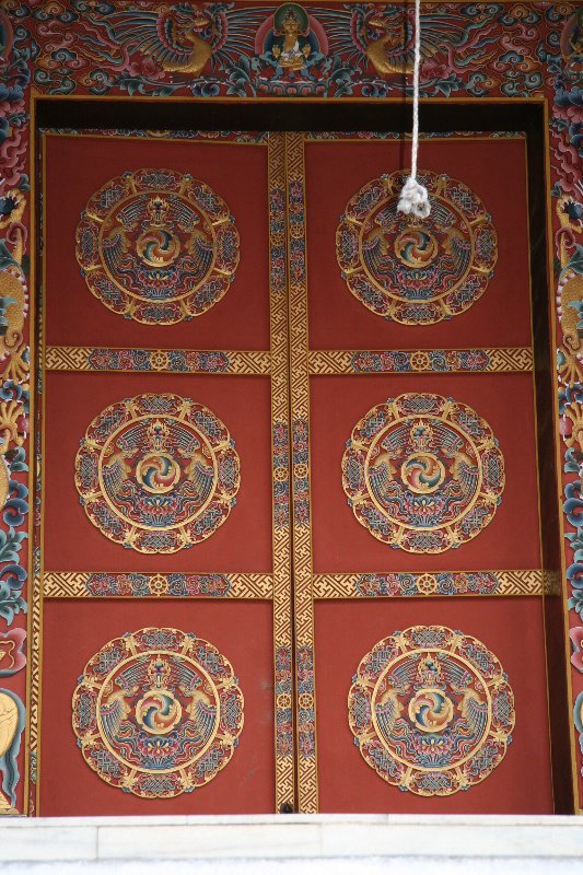 Lovely decorated doors
