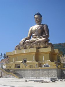 42mtr tall Buddha still under construction