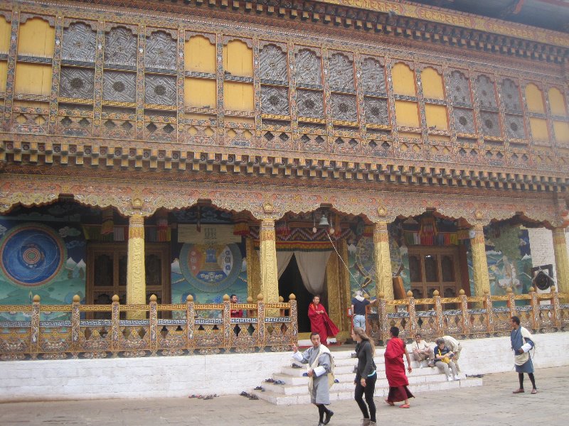 Inside the Dzong