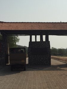 The entrance gate to Yala NP