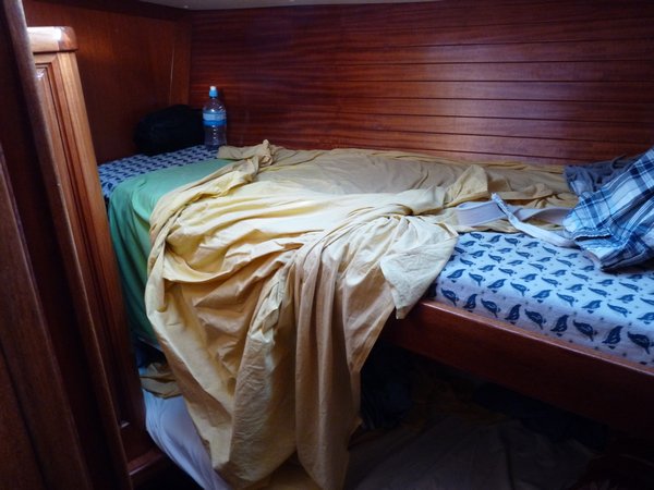 My bunk aboard the Marialena