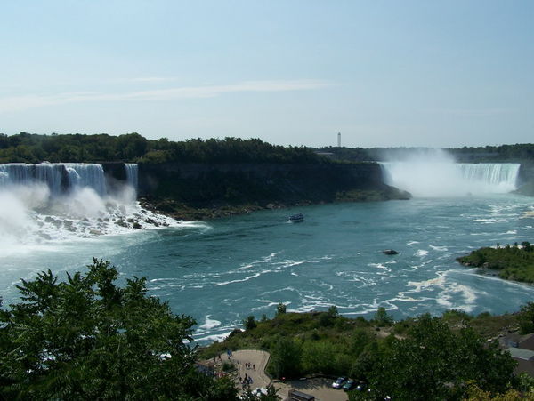 Overzicht van de 2 watervallen