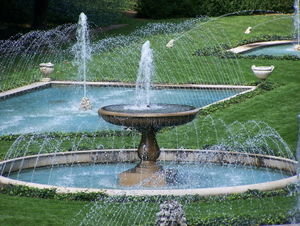 Fonteinen in Longwood Gardens