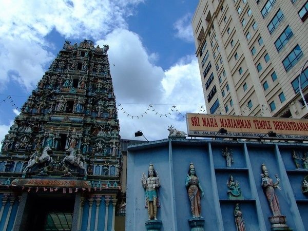Hindoe-tempel in hartje Kuala Lumpur