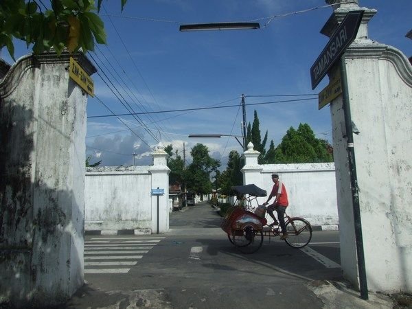 Straatbeeld Yogyakarta
