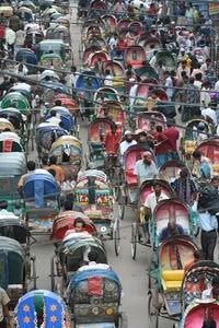 Verkeersinfo in Dhaka