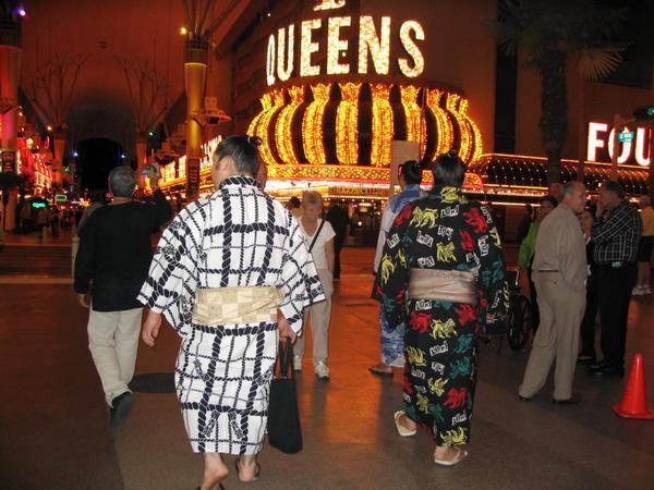 Sumo Wrestlers on Fremont Street