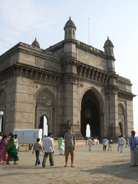 me at the gateway of india