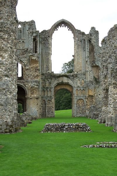 Inside Castle Acre Priory