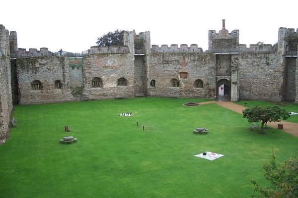 Inside Framlingham Castle