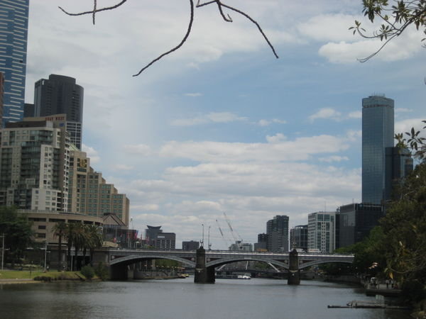 View of Melbourne from Yarra River