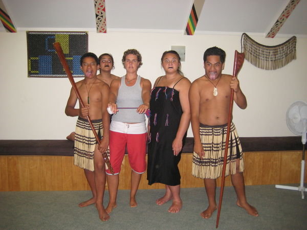 Me with my Poi and some scary Maoris!