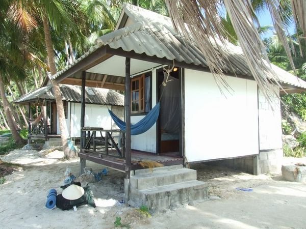 Nasz pierwszy bungalow na wyspie.