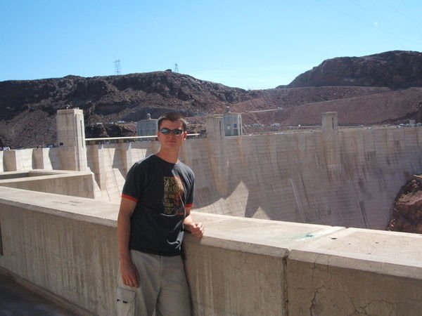 Hoover Dam and Chris