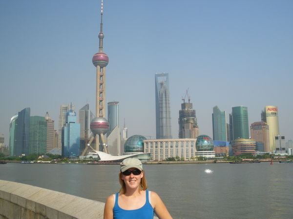 On the Bund - view of Pudong