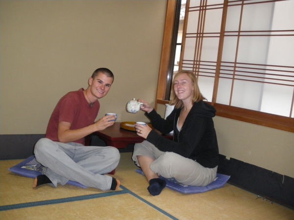 Tea in the Ryokan!