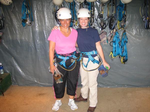 Amy & I Before the Canopy Tour