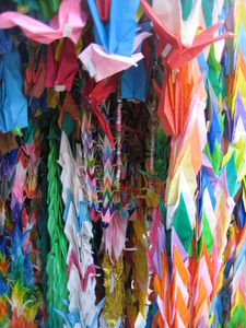 A thousand paper cranes