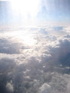 the view from the plane