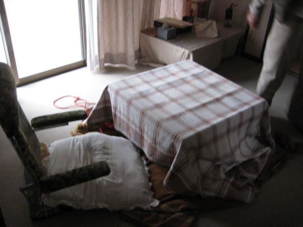 The kotatsu room