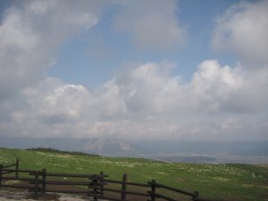 the drive up to Aso-san