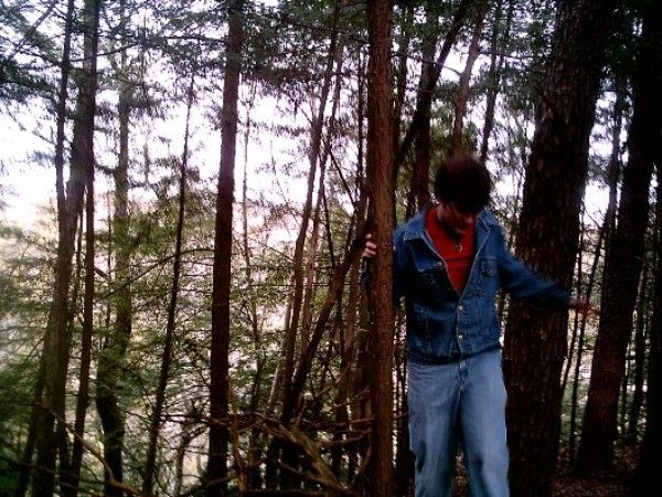 Chris in the trees