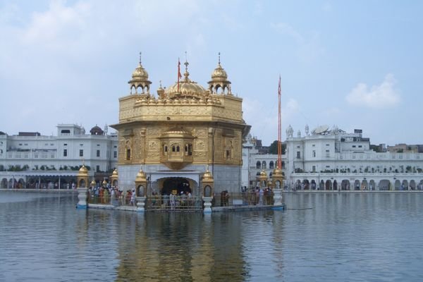 Side view of The Golden Temple