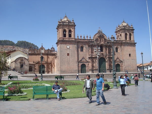 The church in the Plaza