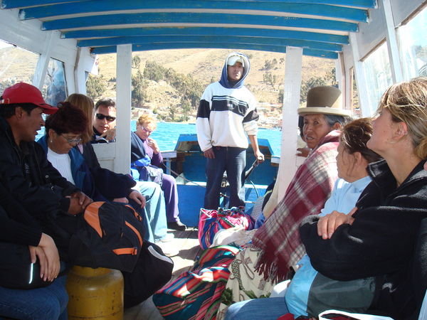 crossing Lake Titicaca