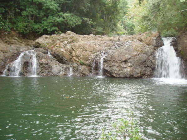 The top waterfalls