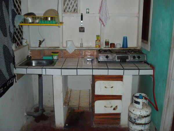 The kitchen...