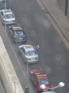 Cabbies having a fight over something :)