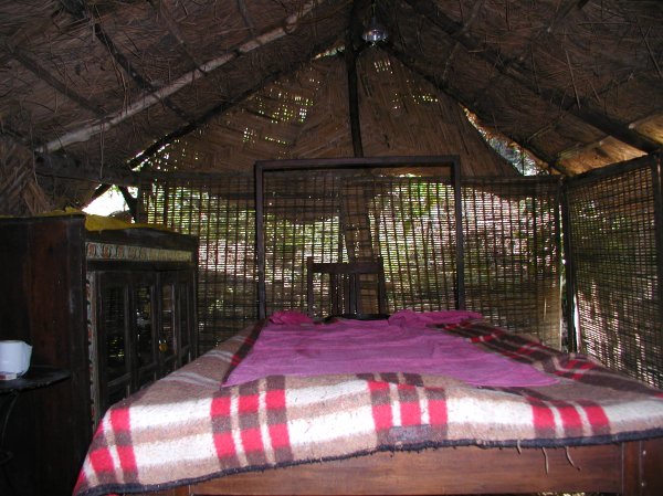 The massage tent