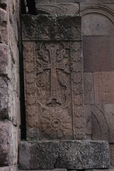 Embroidery stone cross