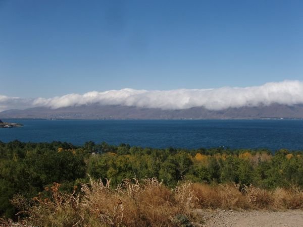 View of Lake Sevan from the church