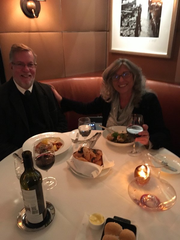 Anniversary dinner at Patroon's