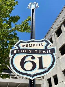 Route sign in Memphis