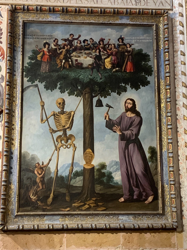 Interesting painting in the cathedral