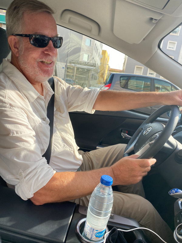Dave at the wheel