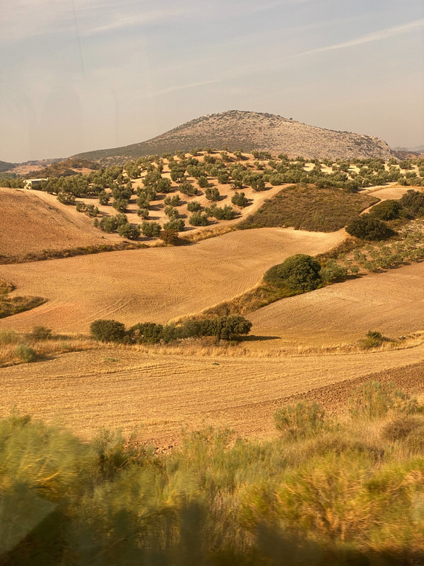 Beautiful countryside of southern Spain