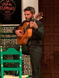 Guitar Player at Flamenco Show