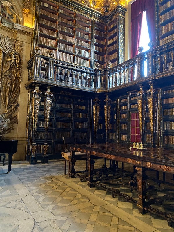 The library at the university in Coimbra