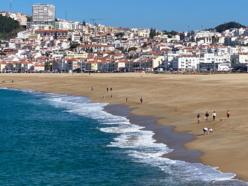 The beach at Nazare