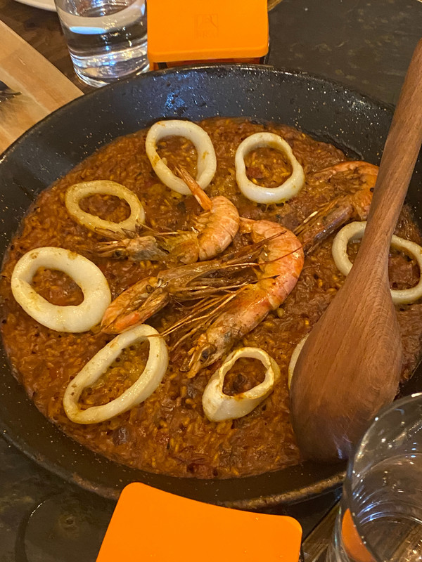 Shrimp and Calamari Paella