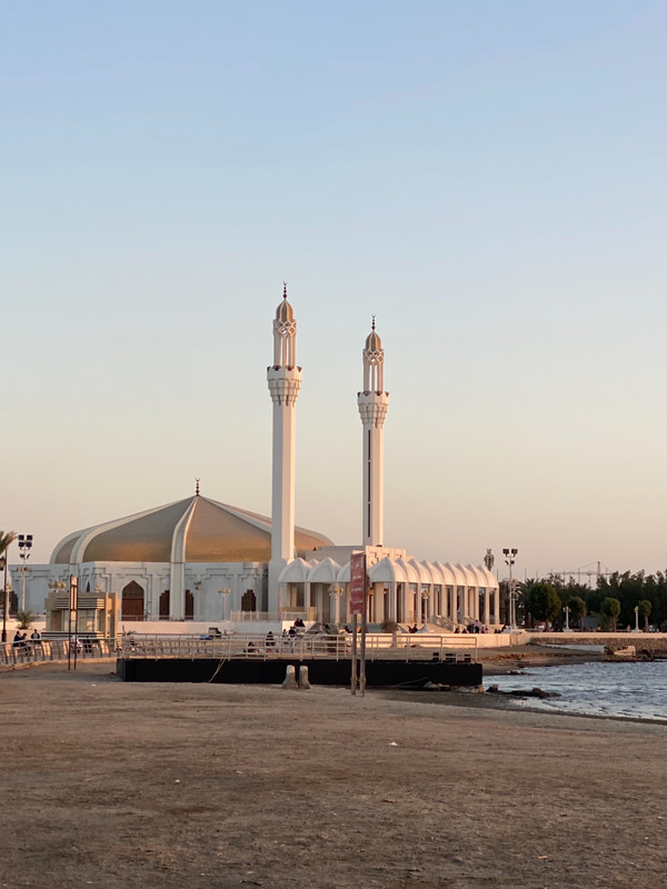 Mosque along the corniche